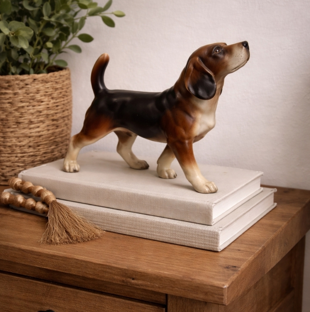 Vintage Beagle Dog Made In Japan